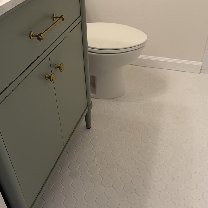 Bathroom remodeling project by M.Y. Handyman Services