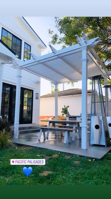Outdoor pergola project by M.Y. Handyman Services